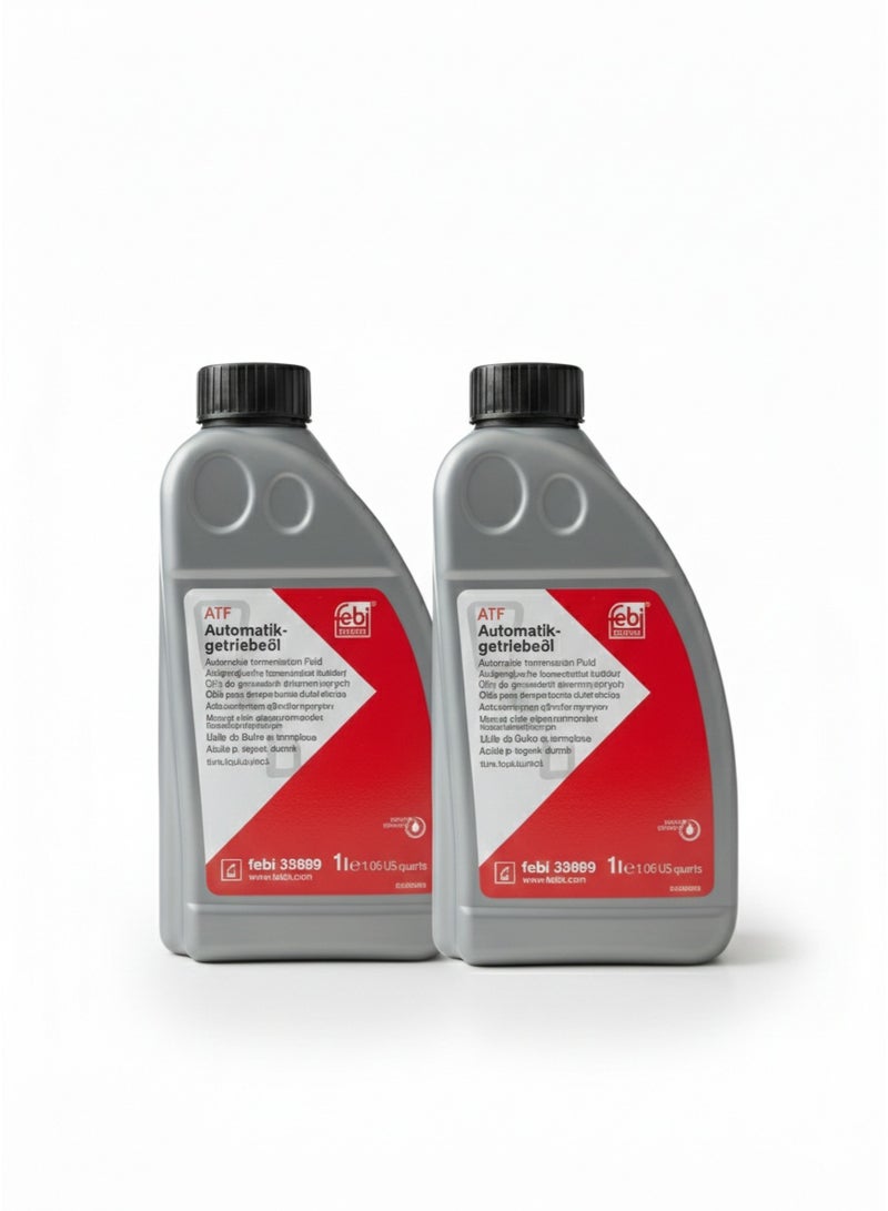 Febi Bilstein 33889 Automatic Transmission Fluid (ATF) MB 236.15 - 1 Liter (Pack of 2)